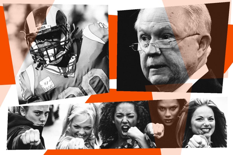 A player for the L.A. Rams, Jeff Sessions, and the Spice Girls.